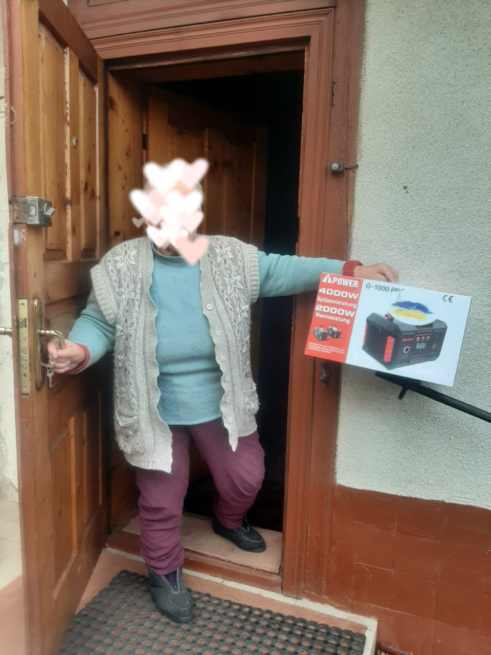 Und erneut konnten wir mit eurerer Unterstützung einer Familie helfen…