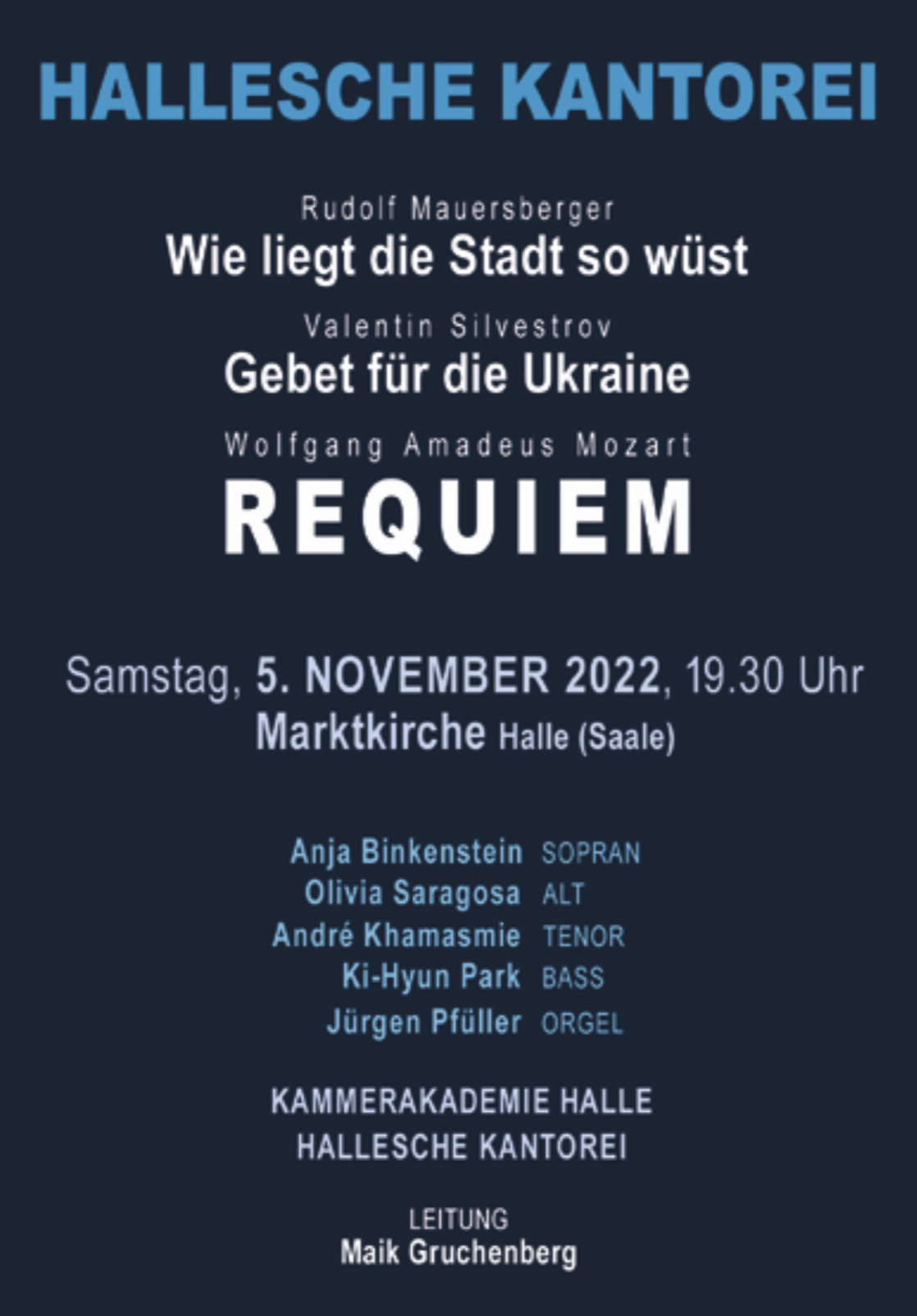 Konzert für die Ukraine…