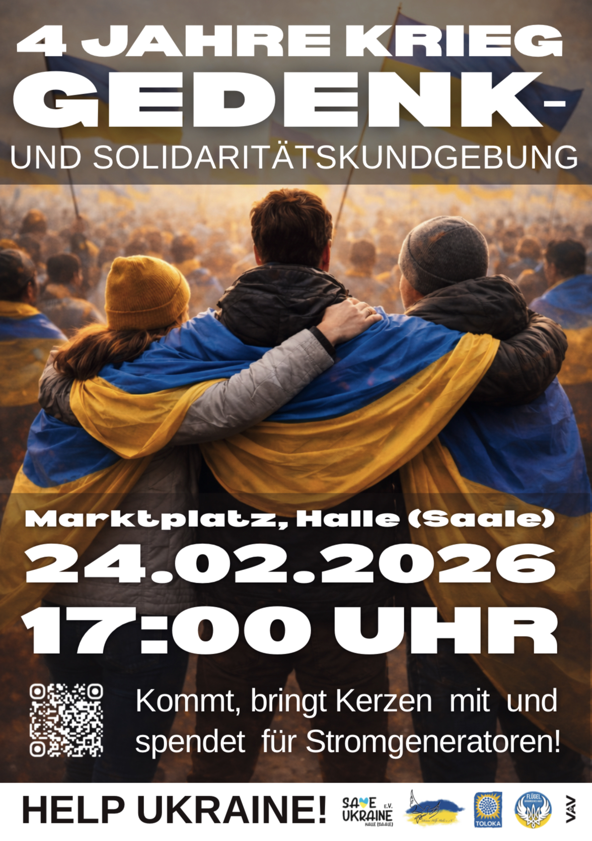 Gedenkkundgebung für die Ukraine