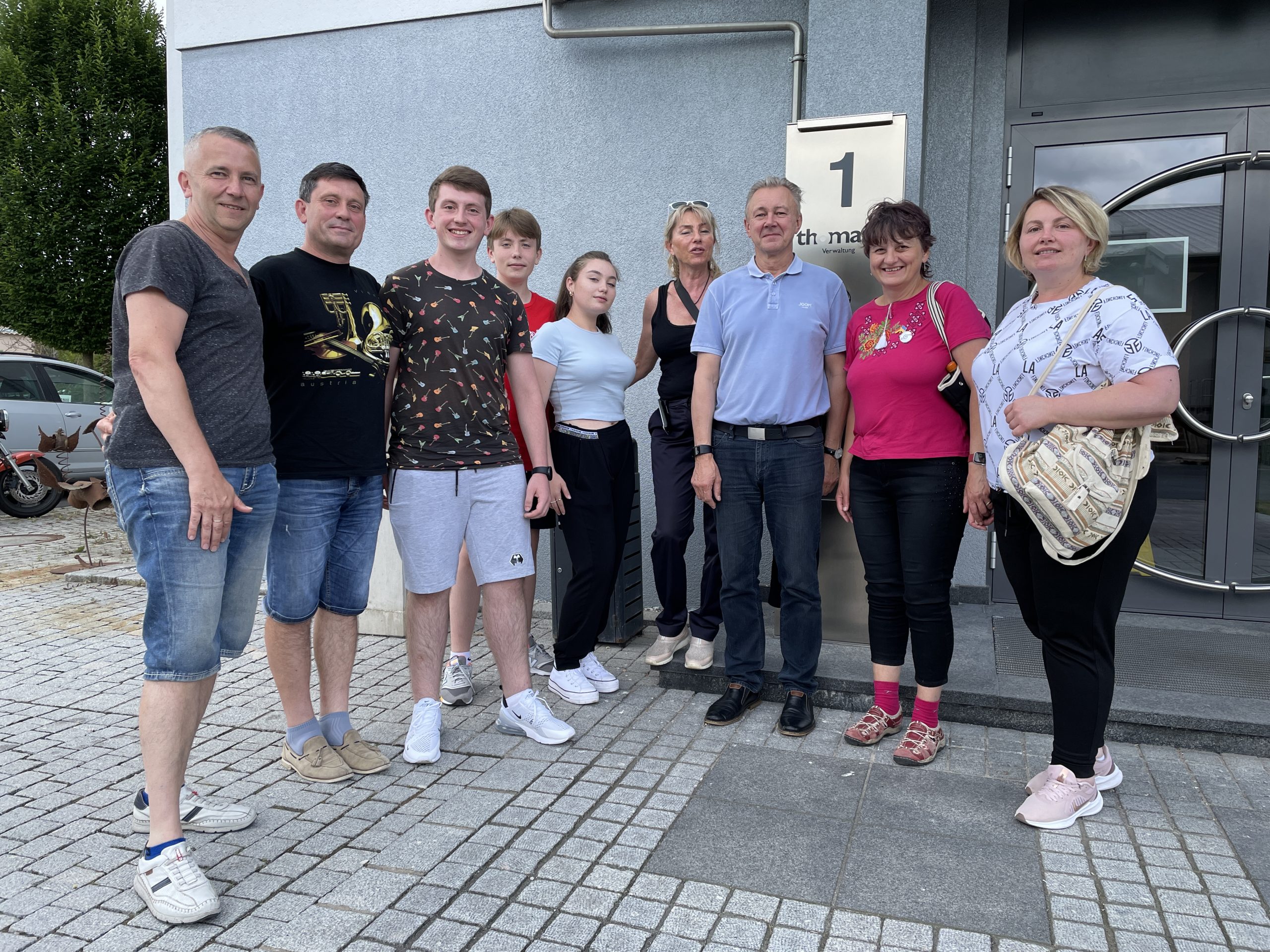Unsere Fahrt mit einer ukrainischen Musikerfamilie zum Musikhaus Thomann